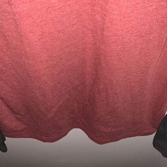 RVCA Mens M Graphic Hoodie Sweatshirt Red & Black - Picture 6 of 9